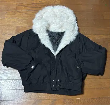 퍼 다운 자켓 짧은 기장 S