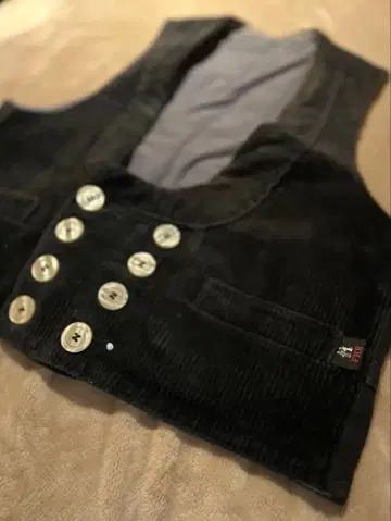 70s German vintage corduroy loger vest