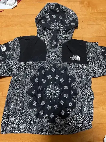 THE NORTH FACE 반다나 패턴 마운틴 후드티