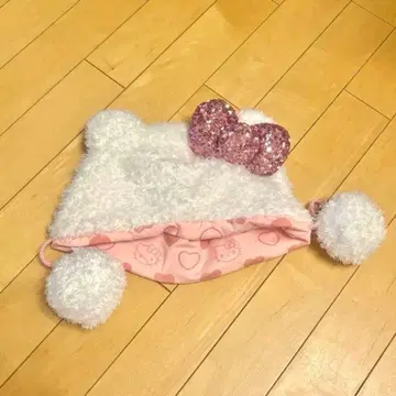 헬로키티 폼폼 포함 햇 usj