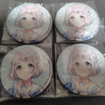 학원 아이돌 마스터 로손 콜라보 캔 배지 '카츠라기 리리야' 4개