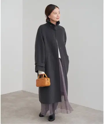 슈퍼 160 더블 페이스 스텐카라 코트