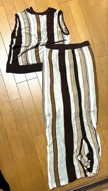 CREADONA 스트라이프 셋업 M