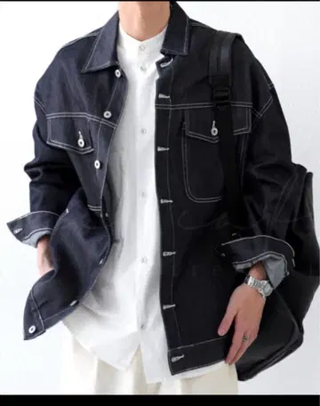 미사용 새상품 안티카 데님 자켓