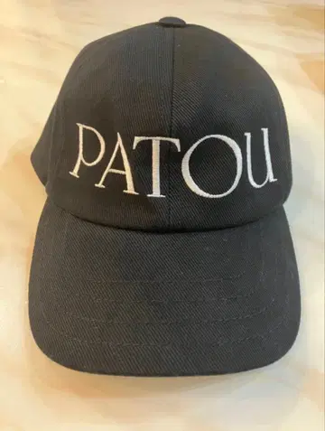 patou 파투 캡 모자 블랙