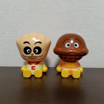 커다란 호빵맨 마스코트 카레빵맨 크림빵맨 팬더 2개 세트