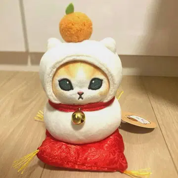 말랑말랑 경단 고양이 봉제 인형 모프 샌드