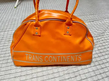TRANS CONTINENTS 보스턴 백 오렌지