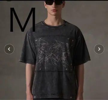 GRANCY 다크 그레이 오버 사이즈 T셔츠 M 사이즈