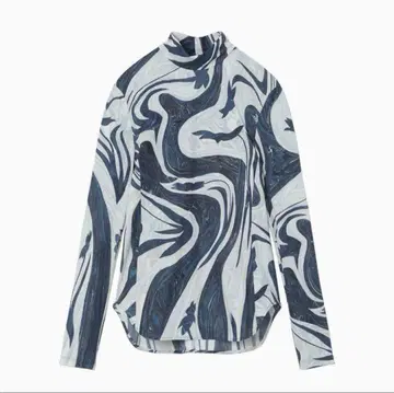 마메 쿠로구치 마블 패턴 상의