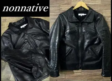 정가 99,540엔 nonnative 가죽 자켓