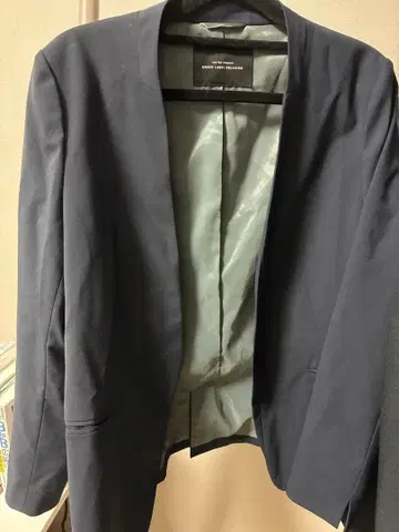 그린 라벨 노카라 자켓 네이비 사이즈 40