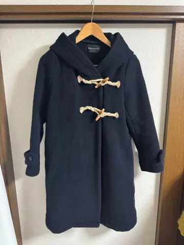 미즈이로 인드 네이비 더플 코트