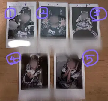 카구야 쿠라라 iON! 아이돌 폴라로이드 5장 세트