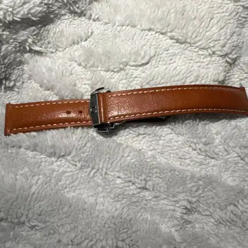 OMEGA 브라운 가죽 벨트