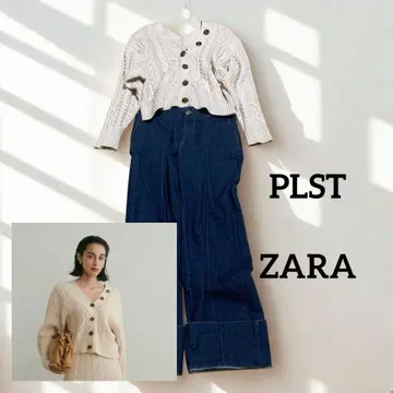 [코디 판매] 성숙/러블리 캐주얼 코디 PLST&ZARA S 사이즈
