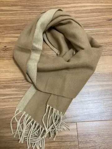 UNITED ARROWS 캐시미어 머플러 베이지 카멜