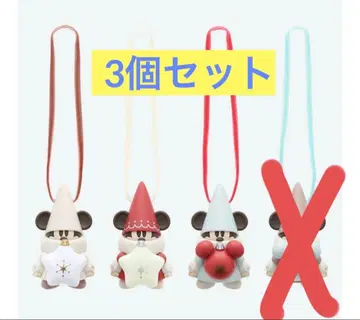 [ 3개 세트 ] 리루린린 2025 캡슐 토이 디즈니 크리스마스