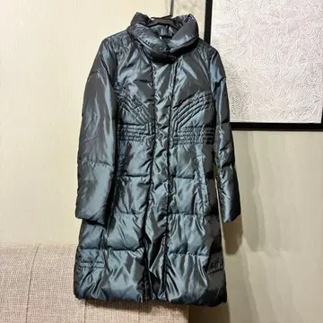 새상품급! 네이비 컬러 계열 다크 그레이 다운 롱 코트