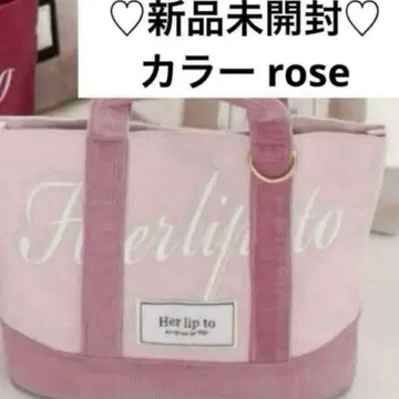 미개봉 새상품 루미네 한정판 토트백 핸드백 rose