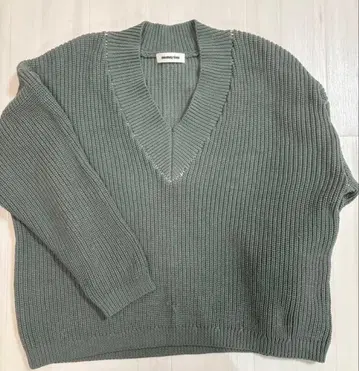 monkey time 몽키타임 리브 V넥 스웨터 니트