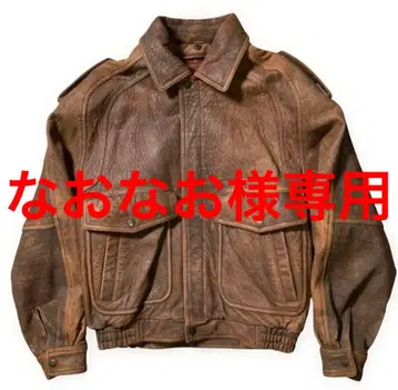 A-2 플라이트 자켓 리얼 가죽 쇼트 기장