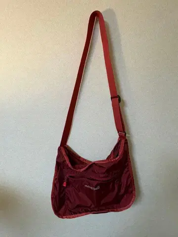 mont-bell 숄더백 빨간색