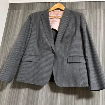 4L AOKI 여성 수트 그레이 빅 사이즈 자켓