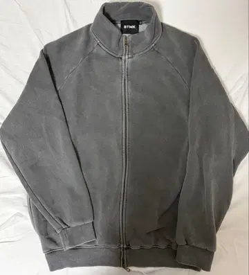 BTMK 더블 지퍼 맨투맨 자켓