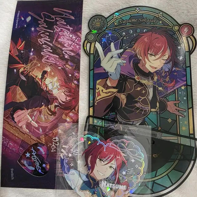 앙스타 스위치 나츠메 스테인드글라스 아크릴 스탠드 라이브티켓 피쿠리아