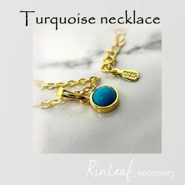 터콰이즈 S925 여성용 목걸이 골드 산뜻한 클래식 CZ