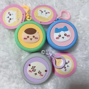 치이카와 (먼작귀) 만마루쨩 미니 실리콘 파우치 3개 세트