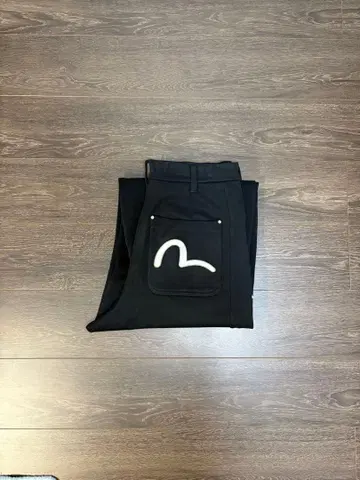 evisu 와이드 스웨트 팬츠