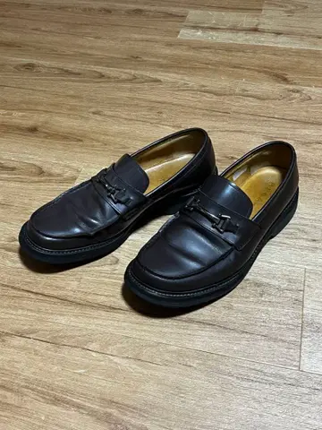 REGAL 26.5cm U칩 비트 로퍼 다크 브라운