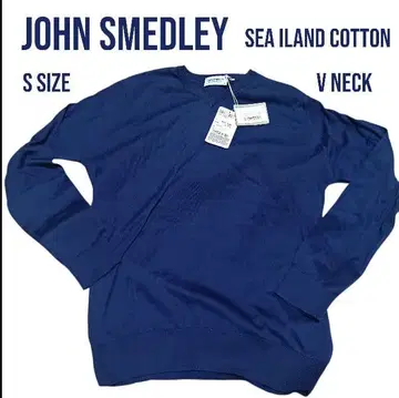 [ 미사용 새상품 ] 존스메들리 OSMOND V넥 30G 프렌치 네이비