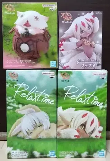 메이드 인 어비스 나나치 파프타 피규어 4체 세트