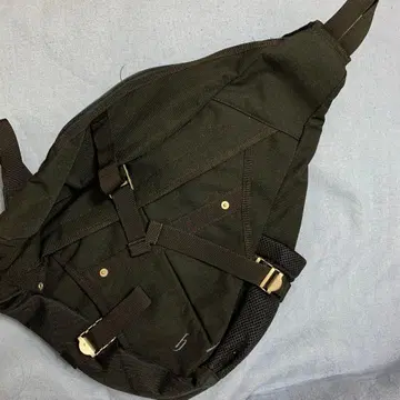 블랙 슬링백 나일론제