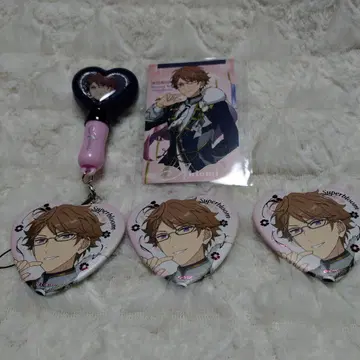 앙스타 미니 펜라이트 카드 캔뱃지 아키오미