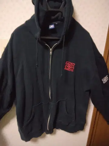 DC SHOES 오버 후드티 블랙 XL 사이즈