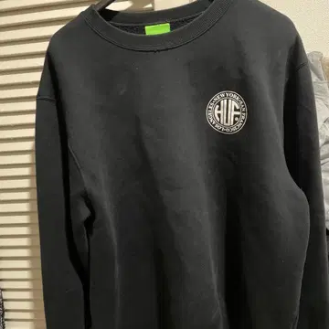 HUF 블랙 맨투맨 L