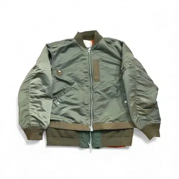 sacai FABRIC COMBO MA-1 20SS 사카이 레이어드