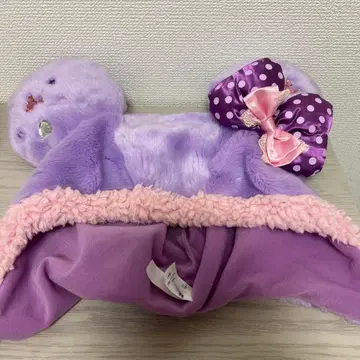 디즈니 보라색 리본 포함 캐릭터 모자