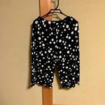 TABASA 물방울 패턴 캐주얼 팬츠 허리밴딩