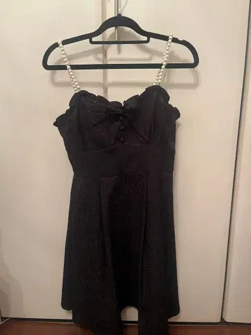 앙크루즈 올 패턴 원피스 블랙