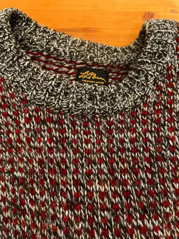 [ 레어 ] L.L.bean 버즈아이 니트 빨간색 브라운