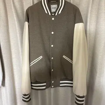 33 DEGREES 바시티 자켓 M 사이즈 브라운