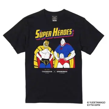 CONVICT 근육맨 x 초대 타이거 마스크 콜라보레이션 티셔츠