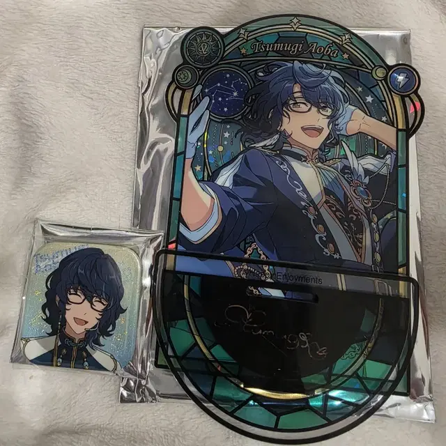 앙스타 스위치 아오바 츠무기 스테인드글라스 아크릴스탠드