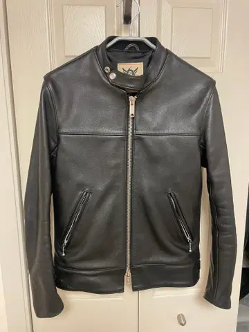 666 Leather Wear 가죽 싱글 라이더 자켓 34