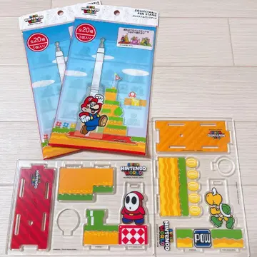 유니버셜 컬렉터블 펜 스탠드 마리오 노코노코 헤이호 2점